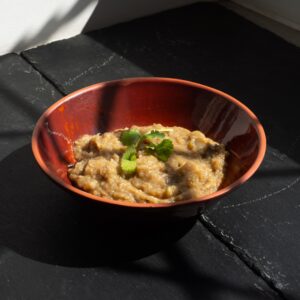 caviar d'aubergines carré