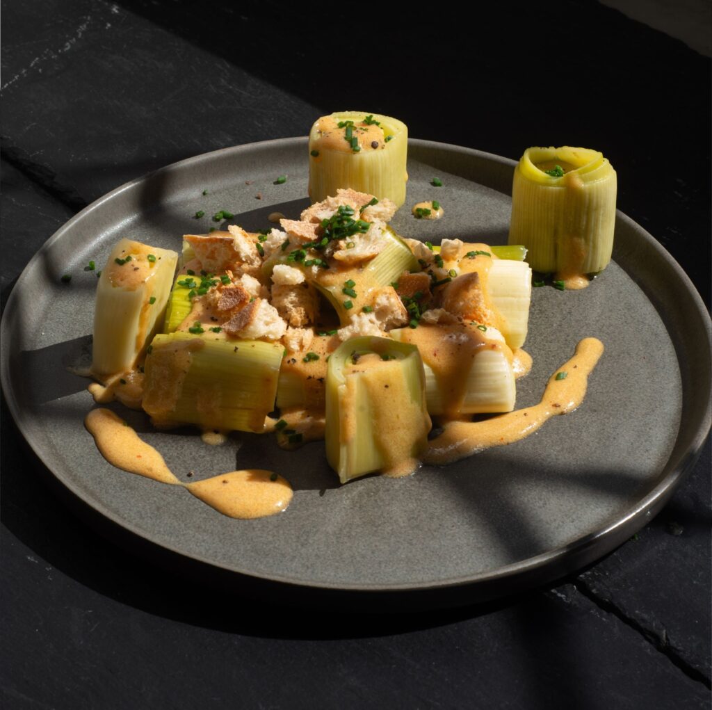 poireux vinaigrette carré